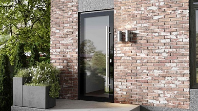 Алюминиевая входная дверь в коттедж SOLID DOOR Aluvet Space