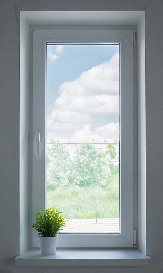 Пластиковое окно в дом одностворчатое 600 * 900 мм